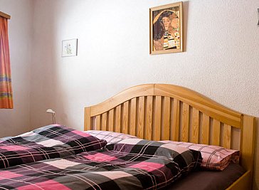 Ferienwohnung in Celerina - Schlafzimmer