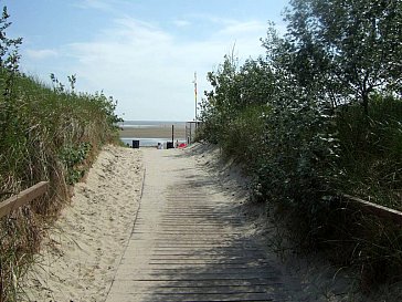 Ferienwohnung in Alkersum - Der Strandübergang in Nieblum