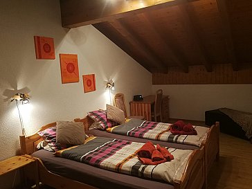 Ferienwohnung in Saas-Grund - Schlafzimmer