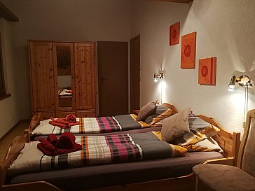 Ferienwohnung in Saas-Grund - Schlafzimmer