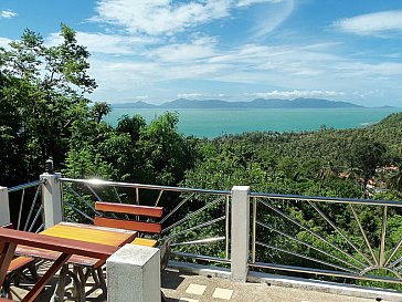 Ferienwohnung in Koh Samui - Das ist die Aussicht von unserem Restaurant