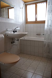 Ferienwohnung in Kandersteg - Badezimmer