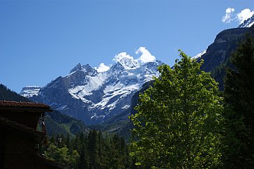 Ferienwohnung in Kandersteg - Aussicht Balkon