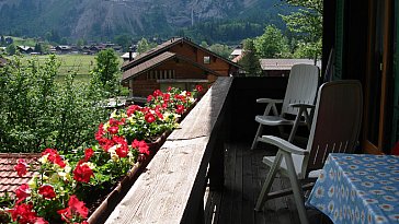 Ferienwohnung in Kandersteg - Balkon