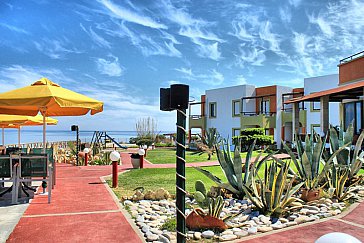 Ferienhaus in Rethymnon-Loutra - Teilbereich der Anlage vorn am Meer