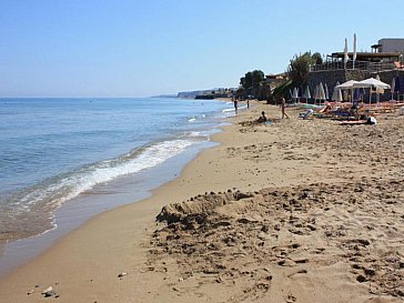 Ferienhaus in Rethymnon-Loutra - Der Strand vor der Haustüre