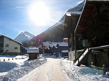 Ferienwohnung in Saas-Grund - Winterzeit