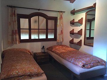 Ferienwohnung in Saas-Grund - Schlafzimmer