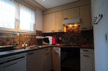 Ferienwohnung in Bad Zurzach - 2-Zimmerwohnung - Küche mit Spülmaschine etc.