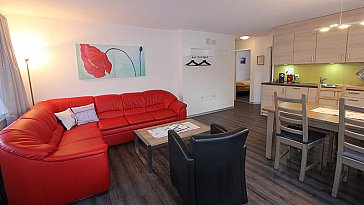 Ferienwohnung in Saas-Fee - Wohnzimmer