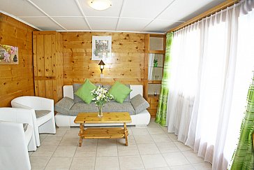 Ferienwohnung in Grächen - Wohnzimmer