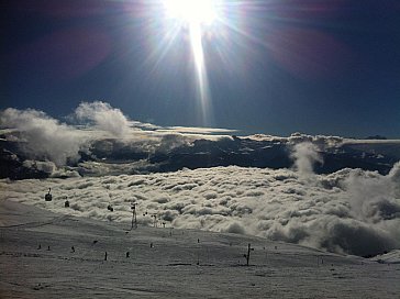 Ferienwohnung in Crans-Montana - Traumhafter Tag auf der Piste...