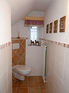 Ferienhaus in Pruggern - Auch das WC ist ganz neu