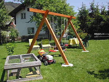 Ferienhaus in Pruggern - Garten - Ferienhaus Tschernitz