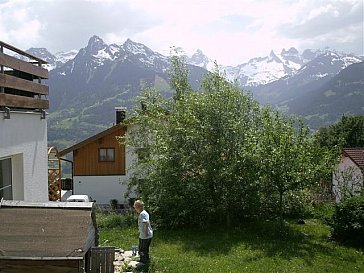 Ferienwohnung in Bartholomäberg - Eine herrlicher Ausblick über das Rhätikon Gebirge