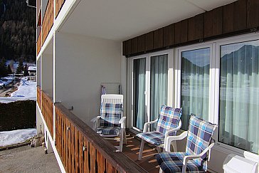 Ferienwohnung in Fieschertal - Grosser Balkon
