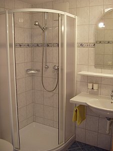 Ferienwohnung in Samnaun-Compatsch - Dusche im EG und OG