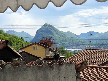 Ferienhaus in Lugano-Cadro - Aussicht Terrasse