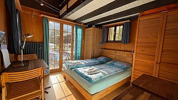 Ferienwohnung in Kandersteg - Schlafzimmer Süd