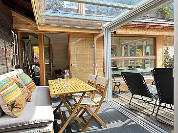 Ferienwohnung in Kandersteg - Wintergarten