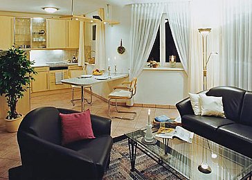 Ferienwohnung in Kühlungsborn - Wohnbereich mit Küche