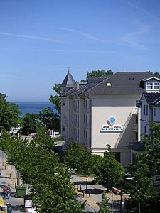 Ferienwohnung in Kühlungsborn - Blick aus dem Erker zur Ostsee