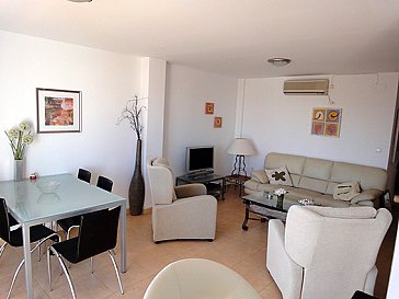 Ferienwohnung in Dénia - Wonhzimmer Penthaus