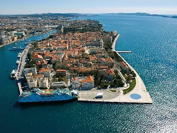 Ferienwohnung in Zadar - Panoramaansicht von Zadar