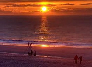 Ferienwohnung in Westerland - Sonnenuntergang