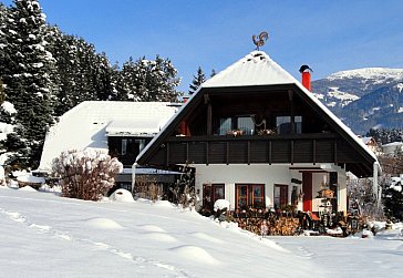 Ferienwohnung in Seeboden - Haus Krista im Winter