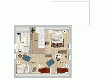 Ferienhaus Grundrissplan 2