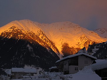 Ferienwohnung in Innervillgraten - Sonnenaufgang Winter