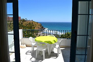 Ferienhaus in Almuñécar - Die Terrasse hat schon am Morgen Sonne