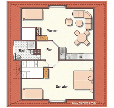 Ferienwohnung Grundrissplan 1