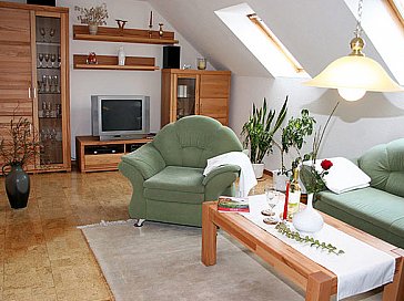 Ferienwohnung in Struppen - Wohnzimmer