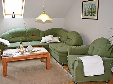 Ferienwohnung in Struppen - Couchecke