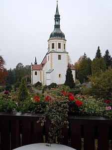 Ferienwohnung in Struppen - Blick vom Balkon der Ferienwohnung