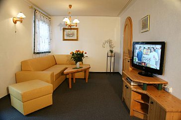 Ferienwohnung in Pöndorf - Grosses Wohnzimmer mit Internetanschluss