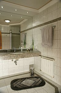Ferienwohnung in Pöndorf - Luxus Bad vom WC getrennt