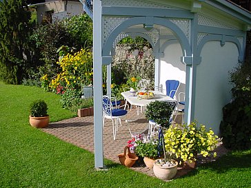 Ferienwohnung in Techendorf-Neusach - Herbstliche Pergola