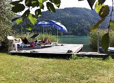 Ferienwohnung in Techendorf-Neusach - Besuch am Strand