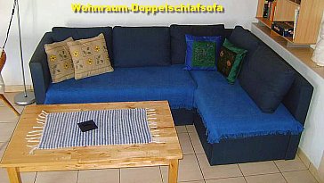 Ferienhaus in La Laguna - Doppelschlafsofa im Wohnraum