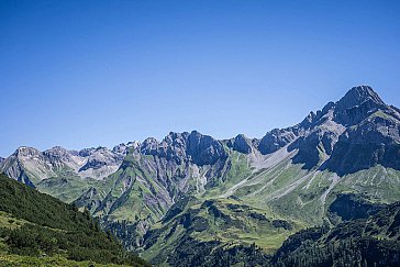 Ferienwohnung in Oberstdorf - Blick von der Mindelheimer Hütte