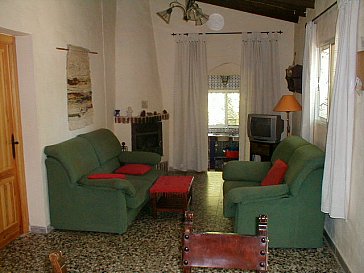 Ferienhaus in Macharaviaya - Das Wohnzimmer