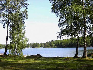 Ferienhaus in Vissefjärda - Badeplatz