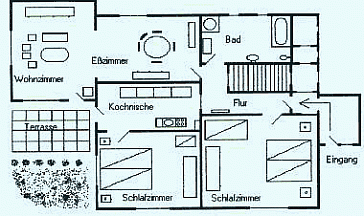 Ferienwohnung Grundrissplan 1