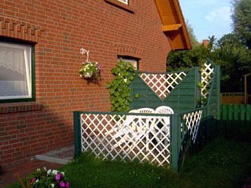 Ferienwohnung in Hooksiel - Terrasse