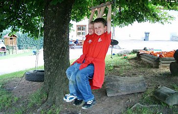 Ferienwohnung in Konzell - Kinder beim Training