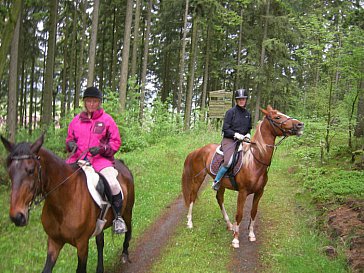 Ferienwohnung in Korbach-Hillershausen - Ausritt in die Natur