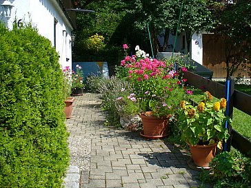 Ferienwohnung in Stein im Allgäu - Garten